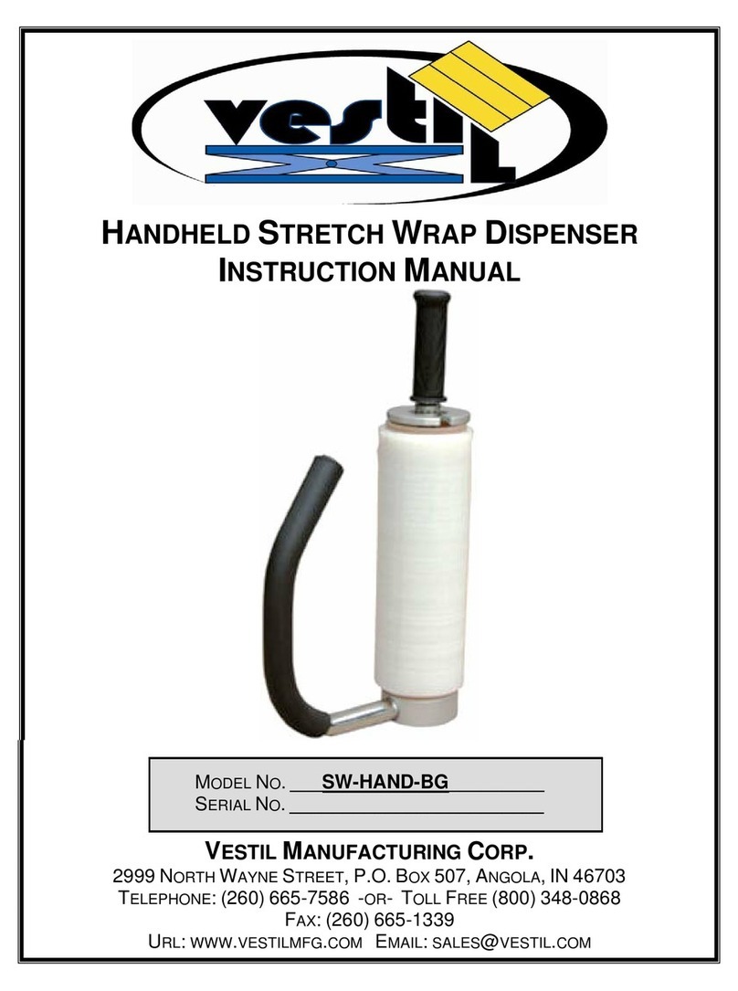 Vestil SW-HAND-BG instruction manual