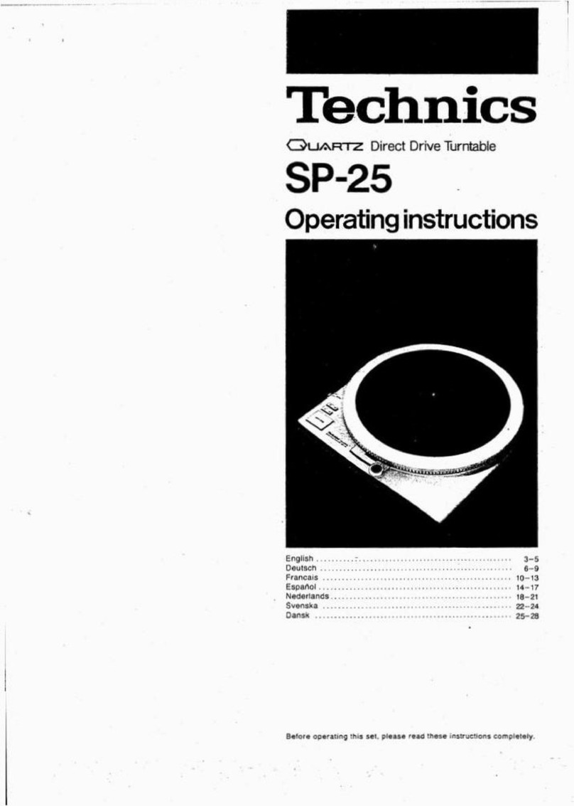 Technics QUART Z User manual