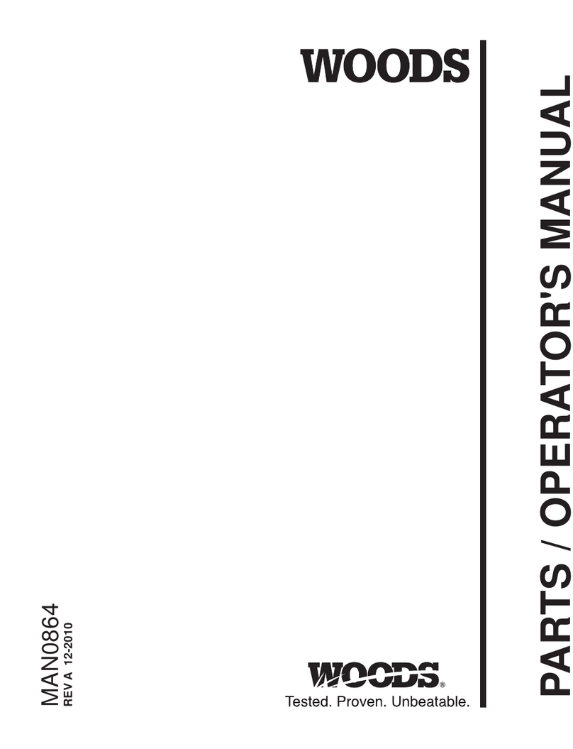 Woods CZR2242B PARTS & OPERATORS MANUAL