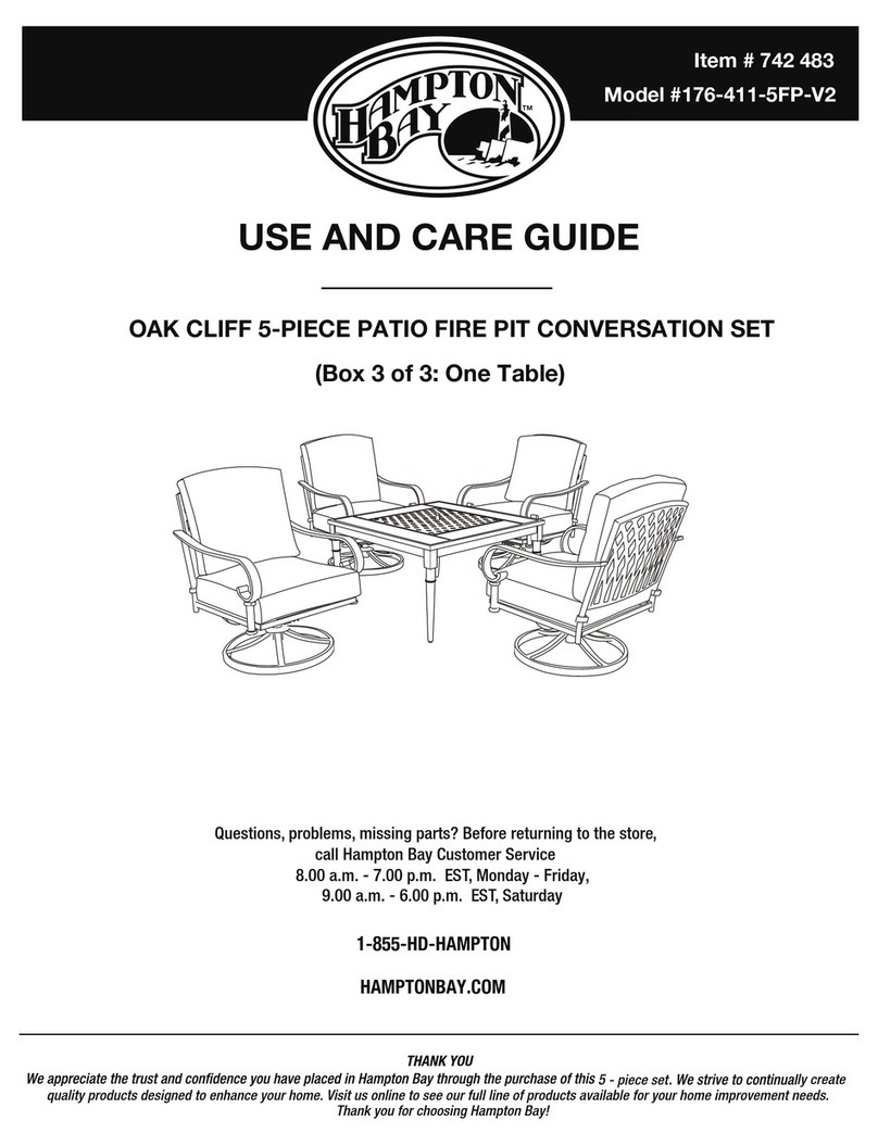 HAMPTON BAY 176-411-5FP-V2 User manual