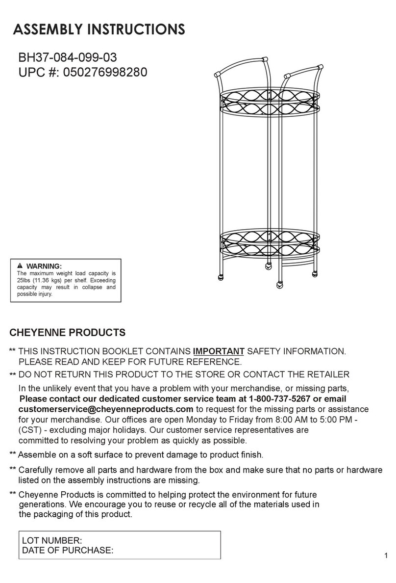 Cheyenne BH37-084-099-03 User manual Cheyenne BH37-084-099-03 User manual