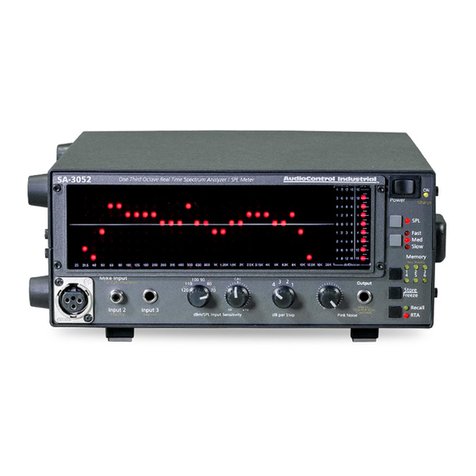 Audio Control SA-3051 User manual