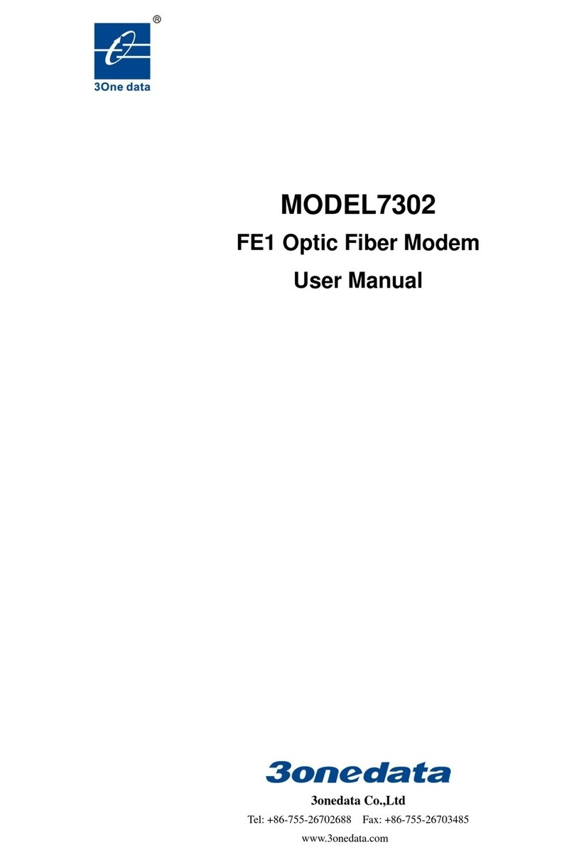 3One data MODEL7302 user manual