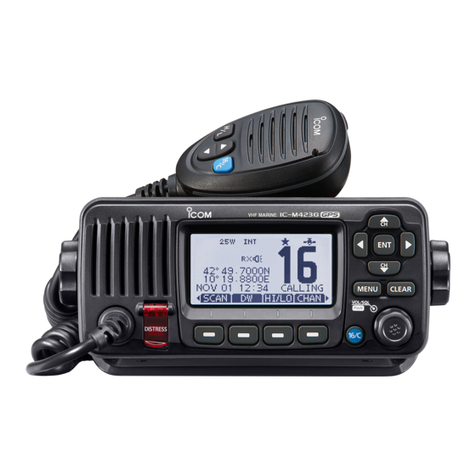 Icom IC-M423GE User manual