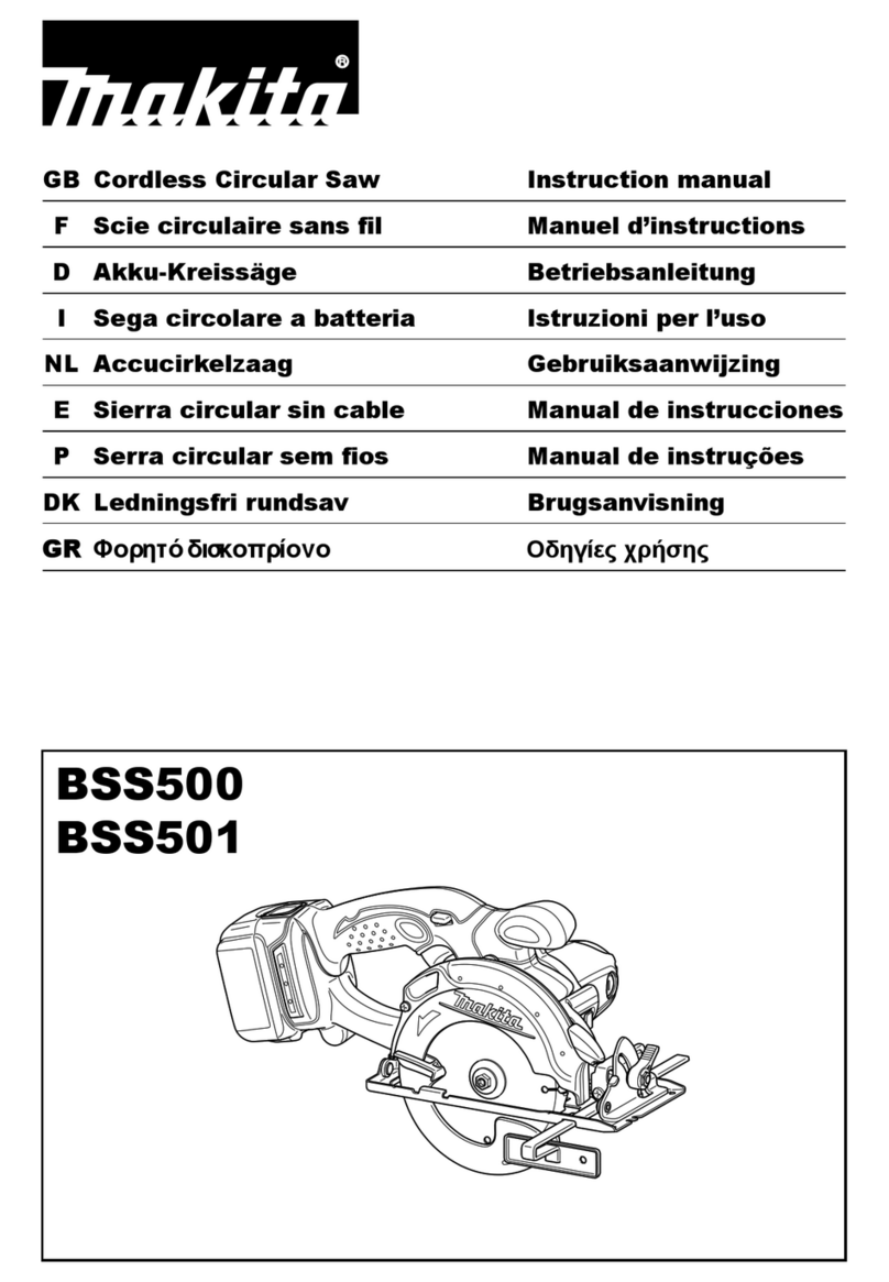 Makita BSS501ZJ instruction manual
