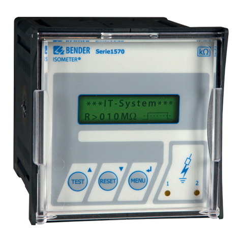 Bender ISOMETER IR1575H manual
