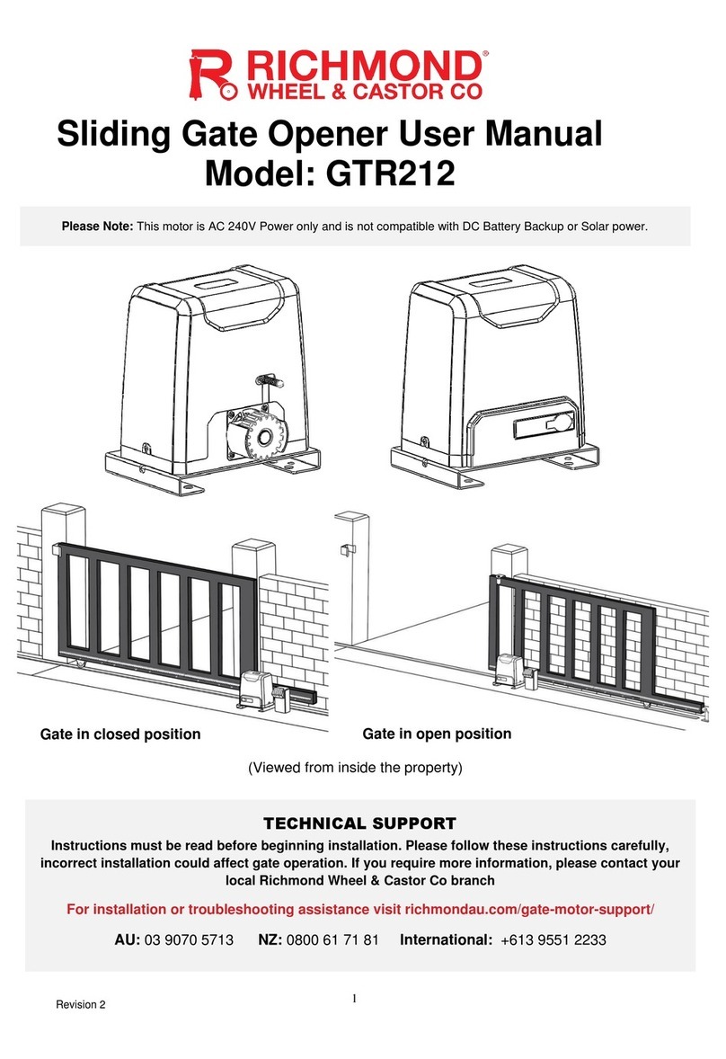 Richmond GTR212 user manual Richmond GTR212 user manual