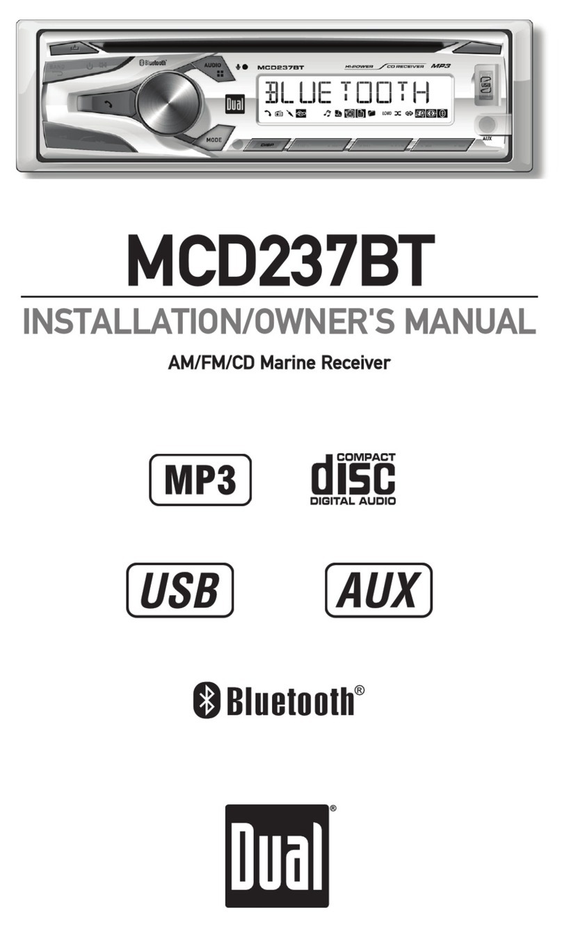 Dual MCD237BT Operating instructions