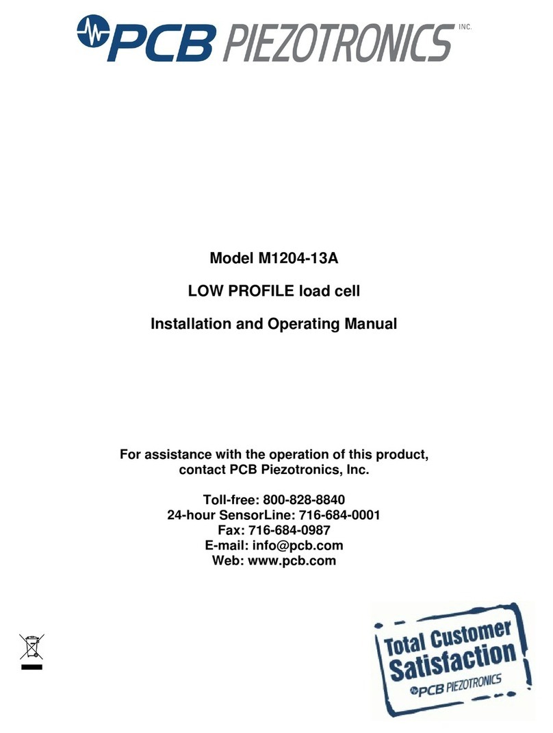 PCB Piezotronics M1204-13A User manual