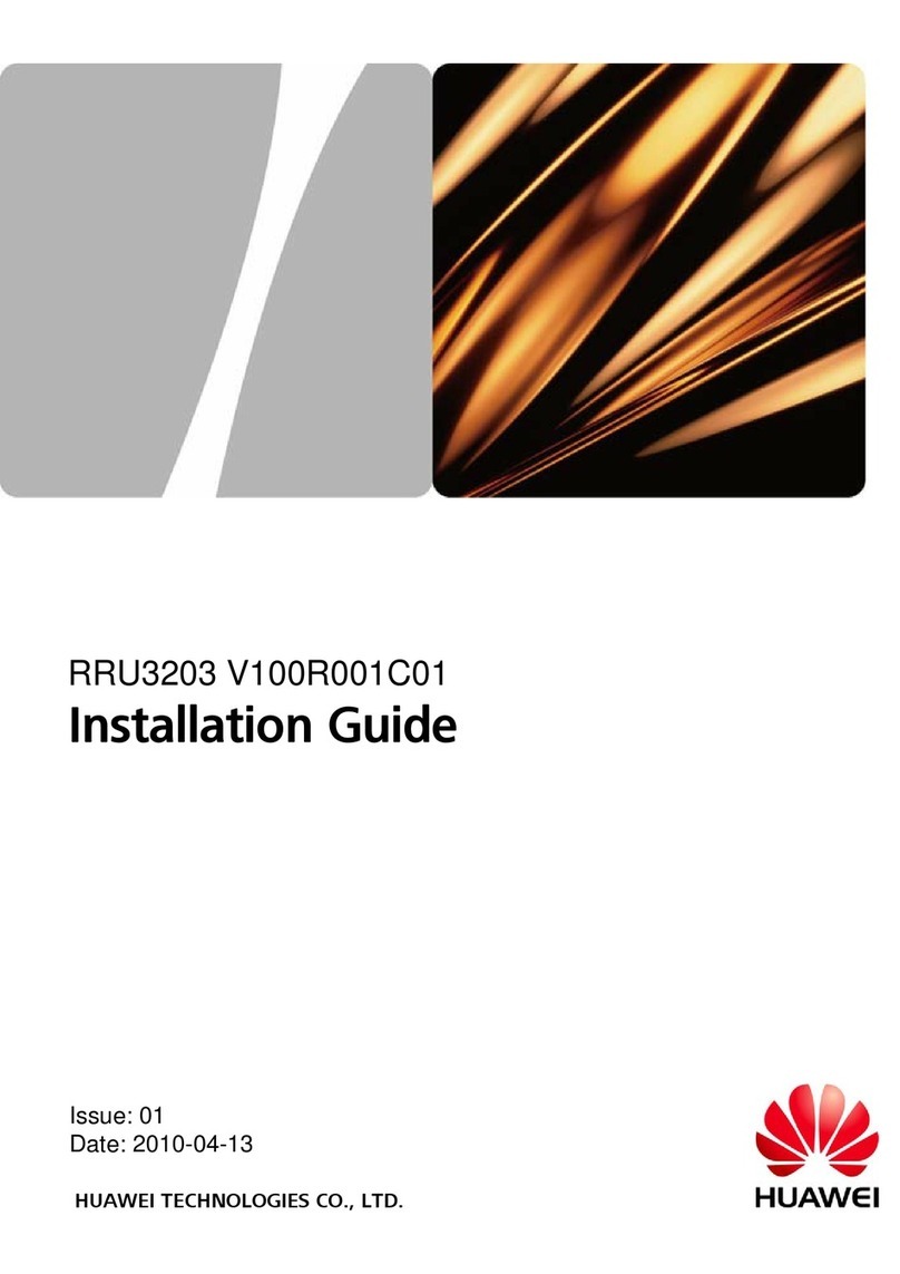 Huawei RRU3203 User manual Huawei RRU3203 User manual
