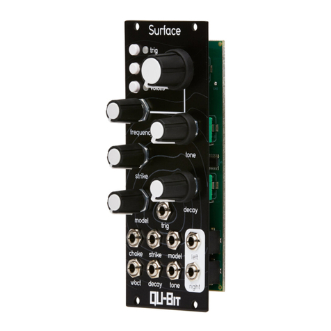 Qu-Bit Electronix Surface User manual Qu-Bit Electronix Surface User manual