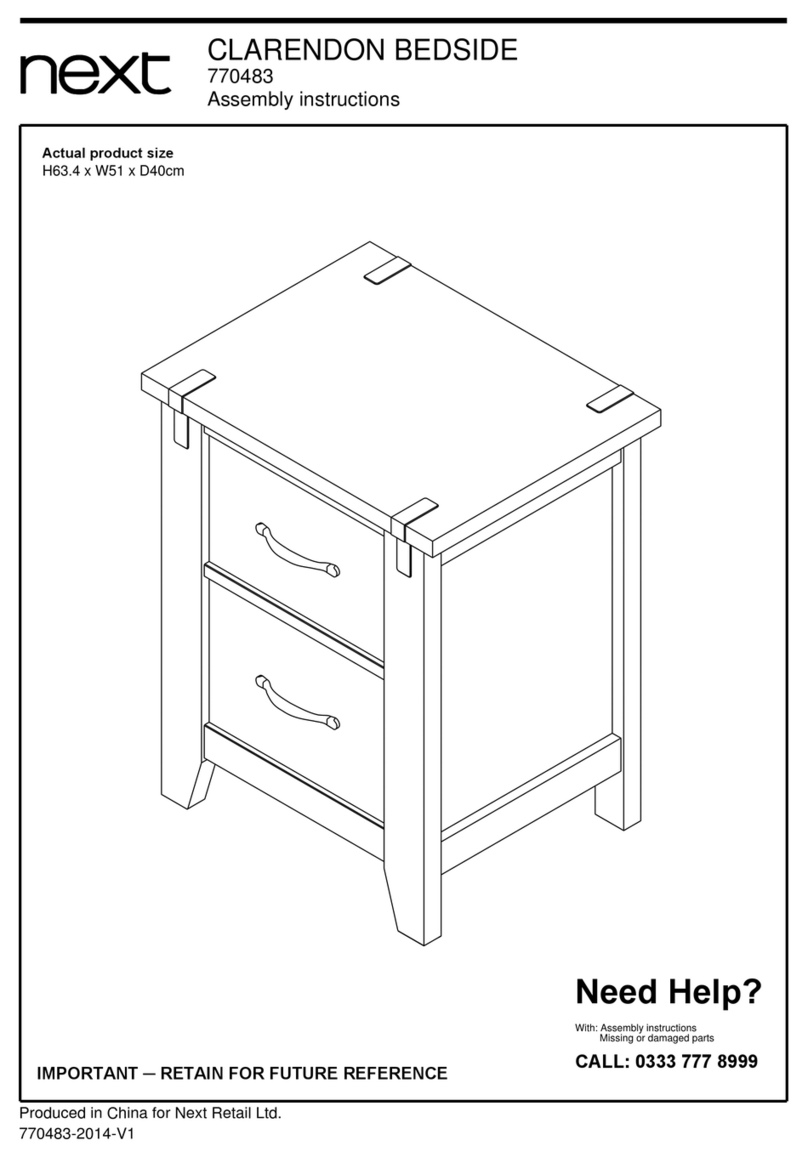 Next CLARENDON 770483 User manual