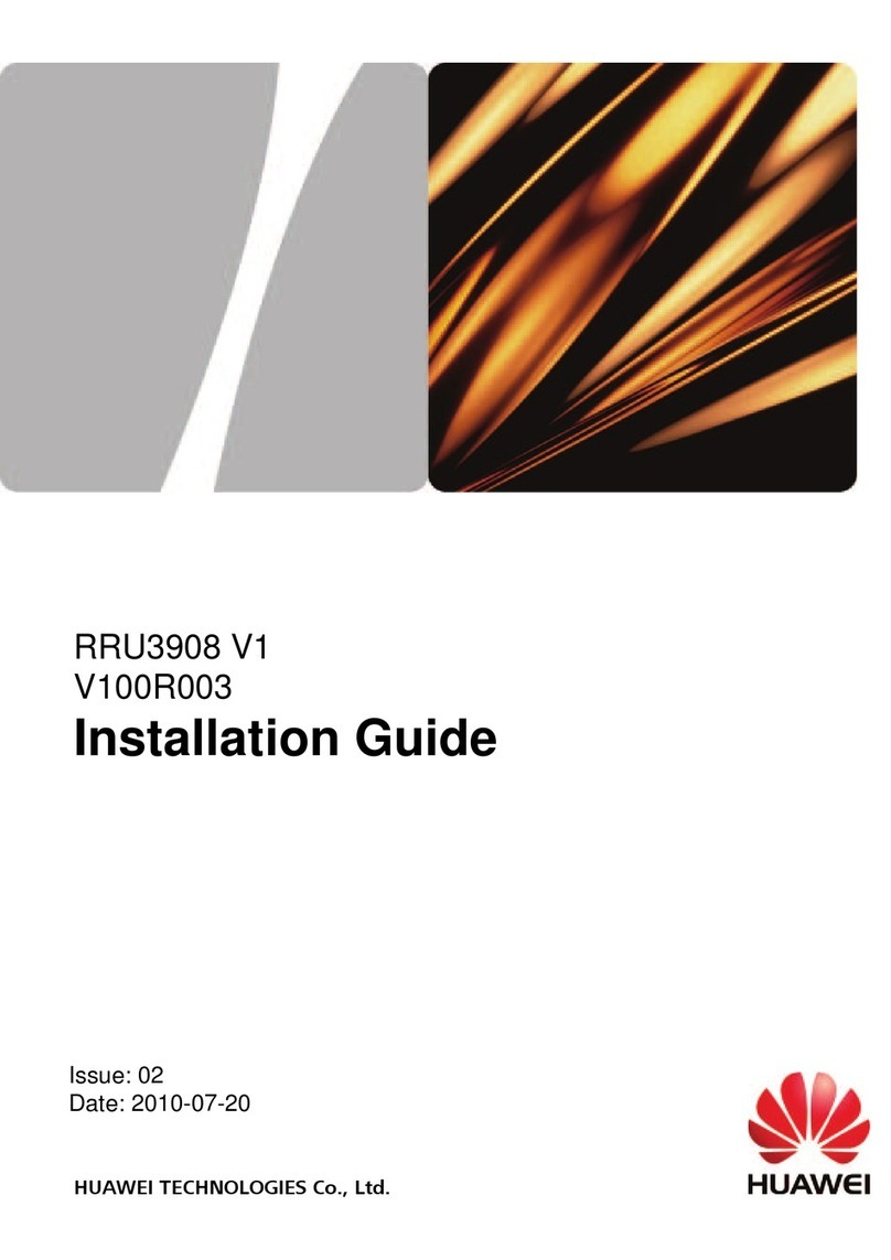 Huawei RRU3908 V1 User manual