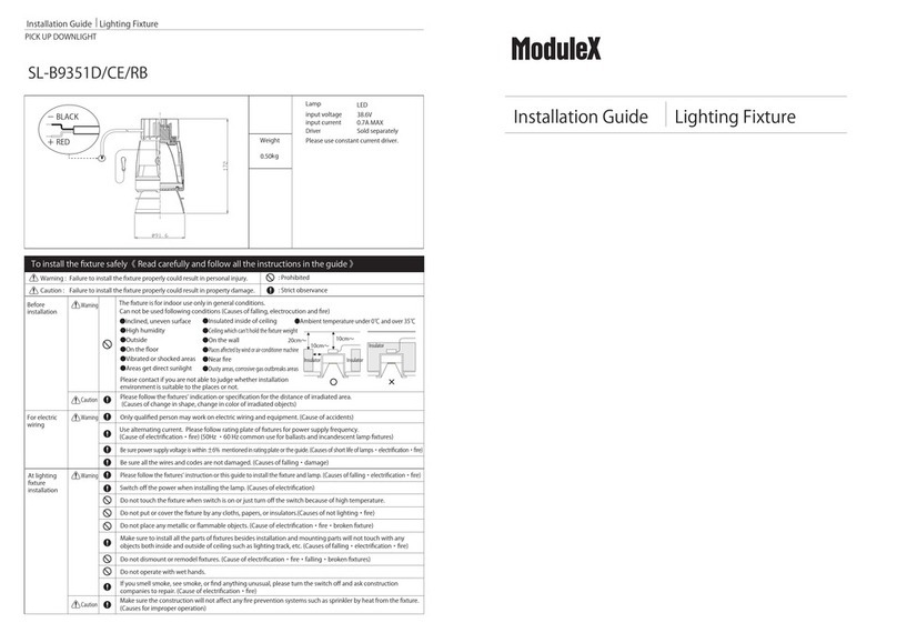 Modulex SL-B9351D User manual