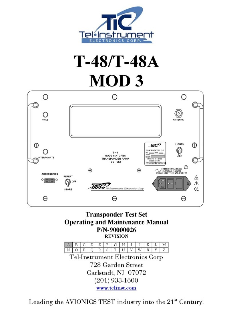 TEL T-48 Operating and maintenance manual