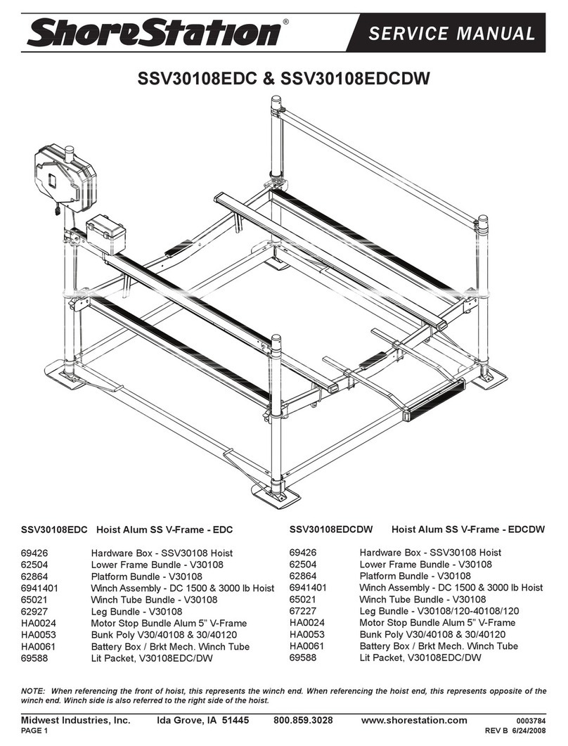 ShoreStation SSV30108EDC User manual