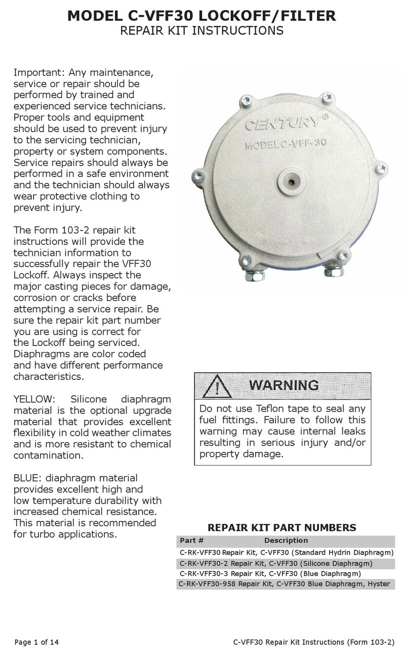 Century C-VFF30 instructions