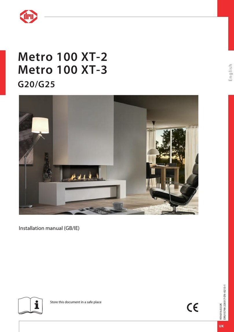 Dru Metro 100 XT-2 installation manual Dru Metro 100 XT-2 installation manual