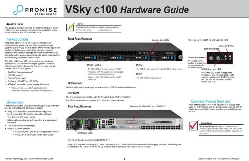 Promise VSky c100 Installation instructions