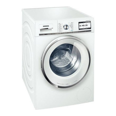 Siemens WM14Y790GC Specification sheet Siemens WM14Y790GC Specification sheet