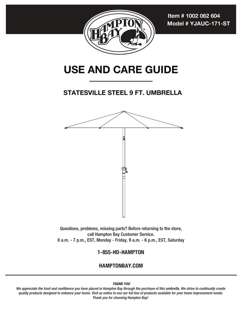 HAMPTON BAY YJAUC-171-ST Use and care guide