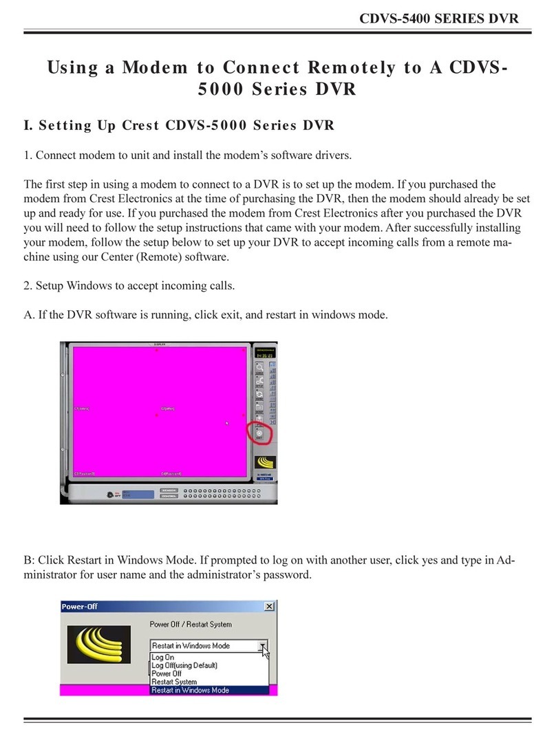 Crest Electronics CDVS-5000 Series manual