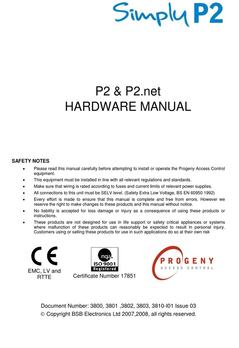 Progeny P2 Hardware manual