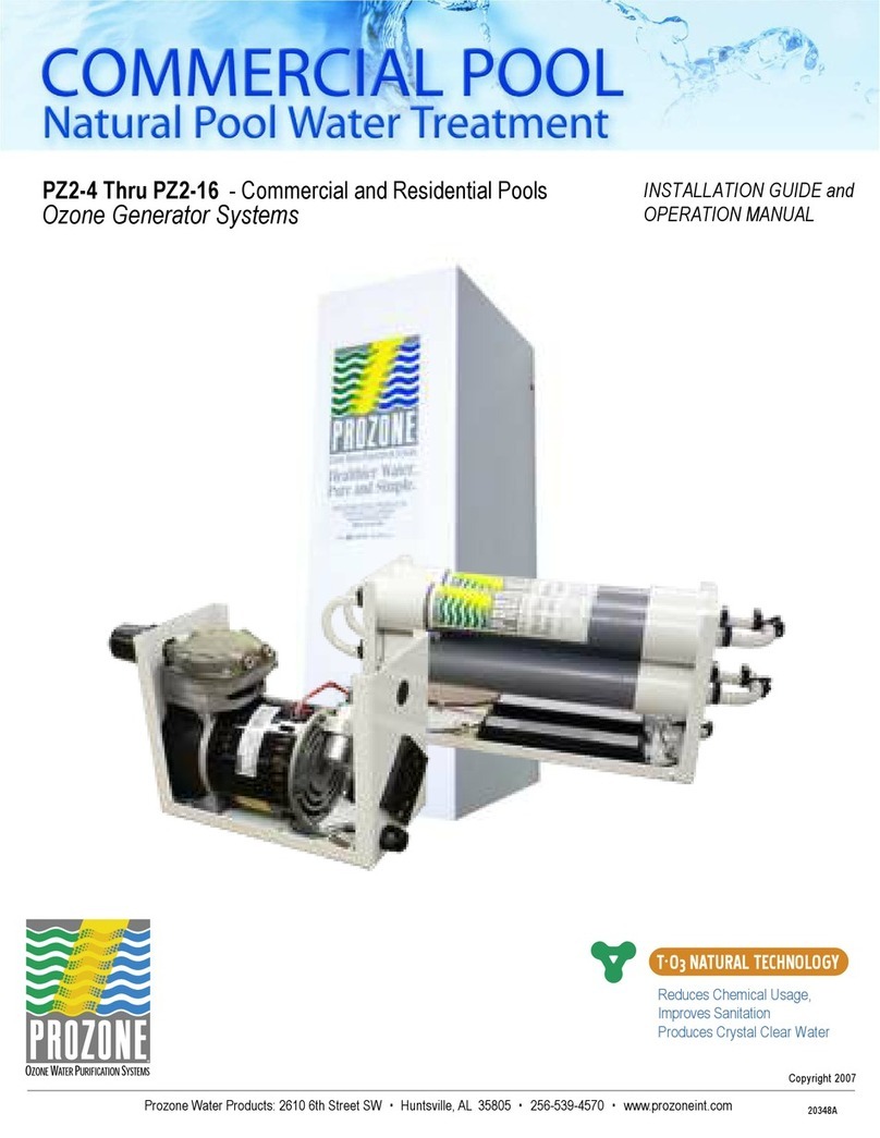 Prozone PZ2-4 Thru PZ2-16 User manual