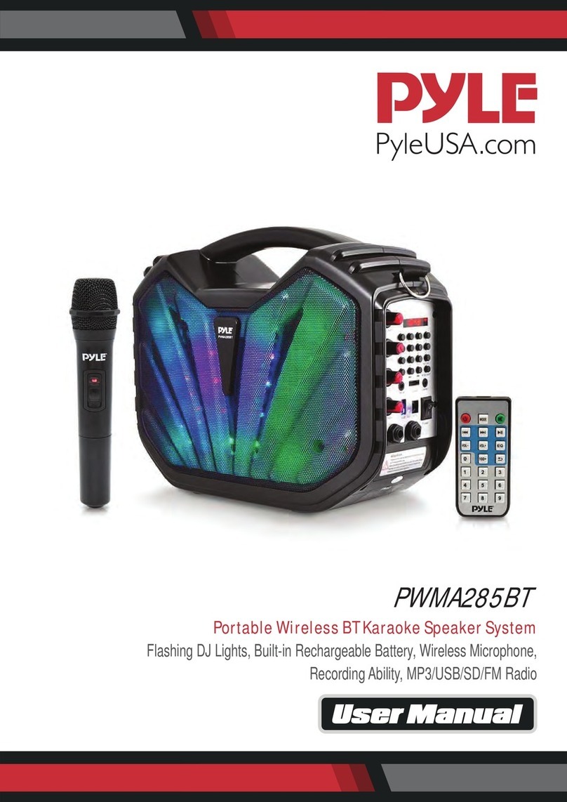 Pyle PWMA285BT User manual