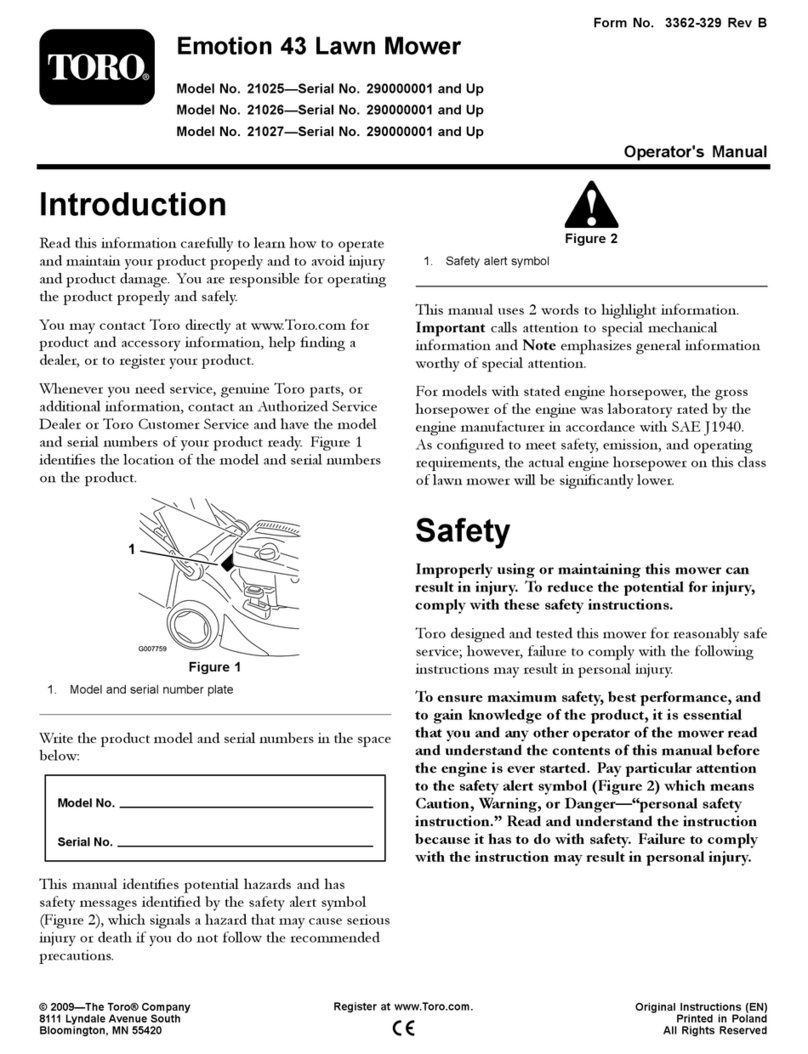 Toro 21025 User manual