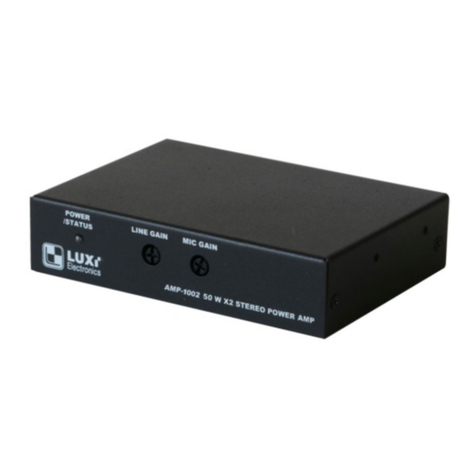 Luxi Electronics AMP-1002 quick start guide