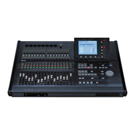 Korg D32XD Installation and operation manual