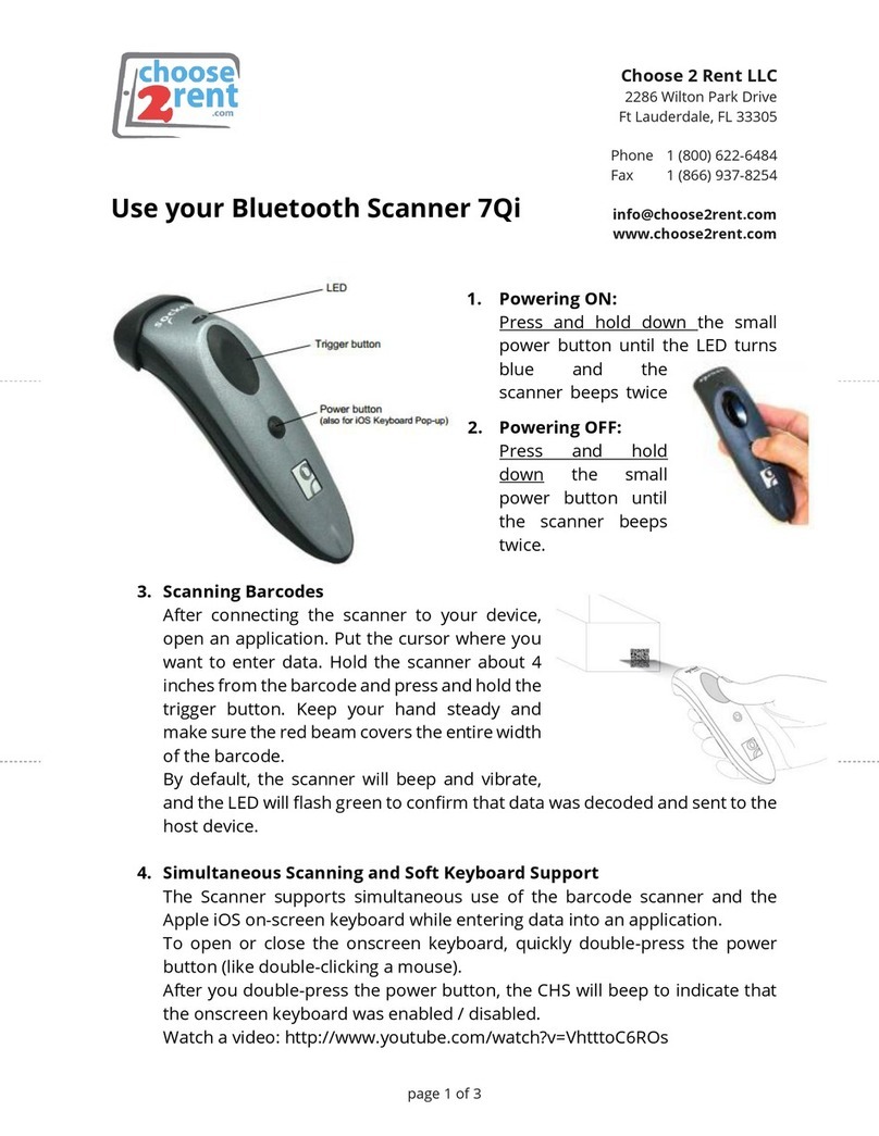 Choose 2 rent 7Qi User manual