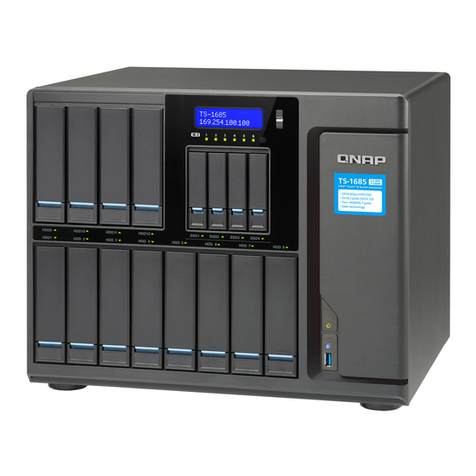 QNAP TS-1685 Instructions for use