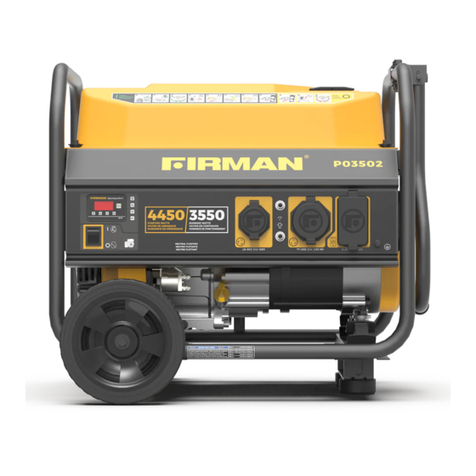 Firman P03502 Operator's manual