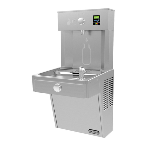 Elkay ezH2O LVRC8WS2KWR Installation & use manual
