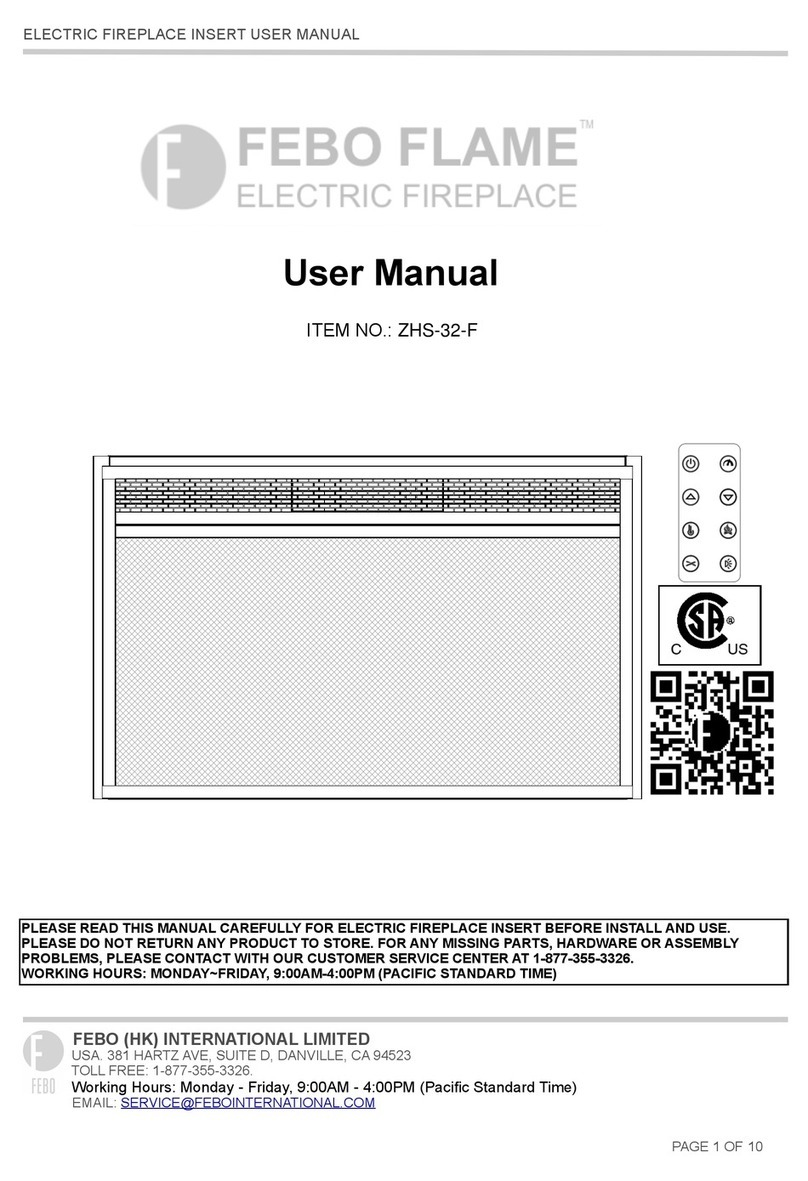 Febo Flame ZHS-32-F User manual