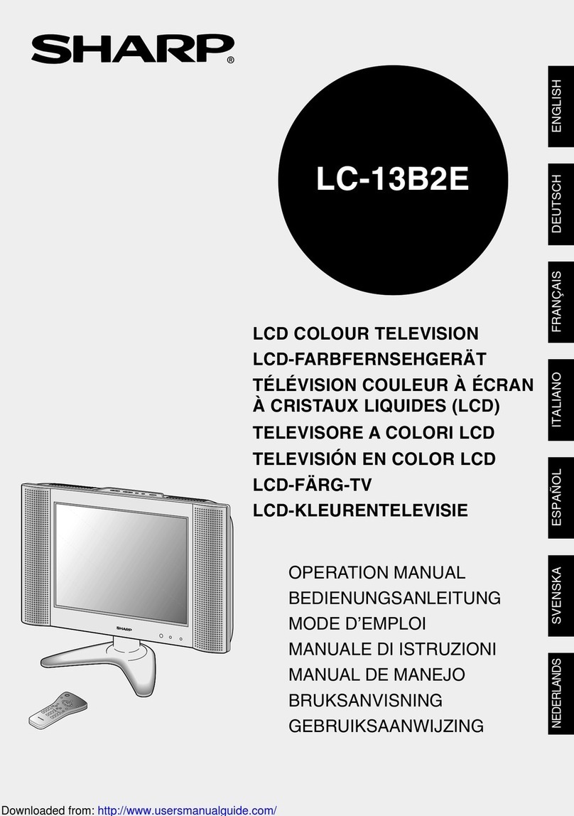 Sharp LC13-B2E User manual
