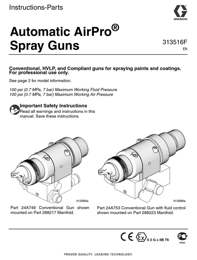 Graco Automatic AirPro 313516F Parts list manual