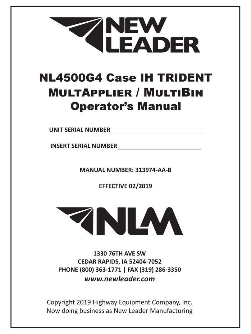 New Leader NL4500G4 Operator's manual New Leader NL4500G4 Operator's manual