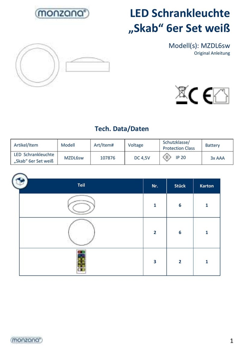 Monzana Skab User manual