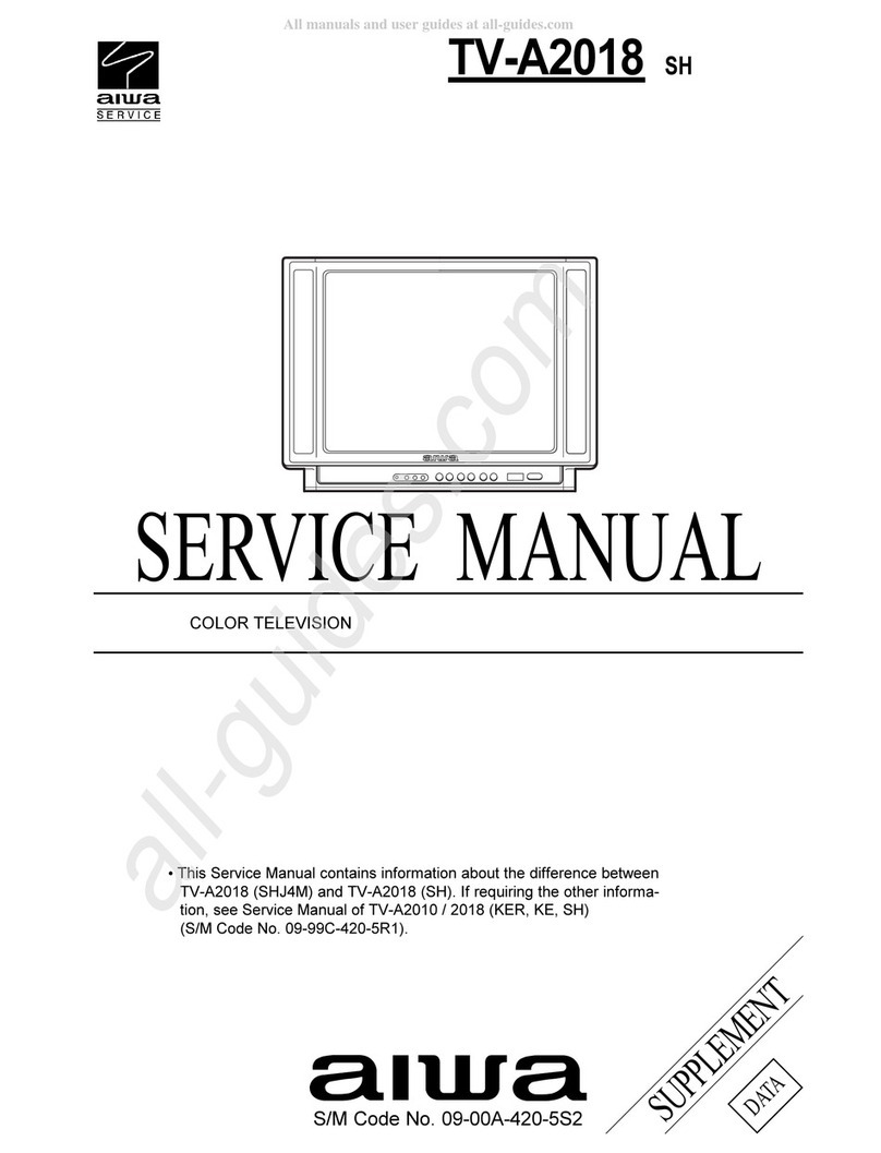 Aiwa TV-A2018 User manual
