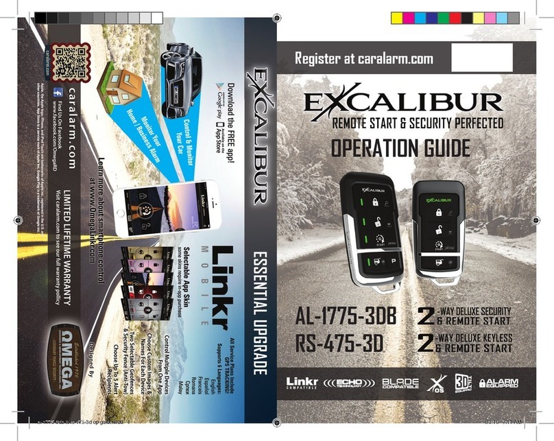 Excalibur AL-1775-3DB Operation guide