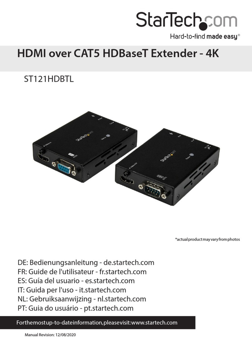 StarTech.com ST121HDBTL User manual
