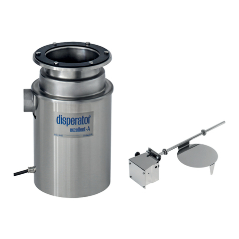 disperator 500A-DRR-K EXCELLENT Series user manual