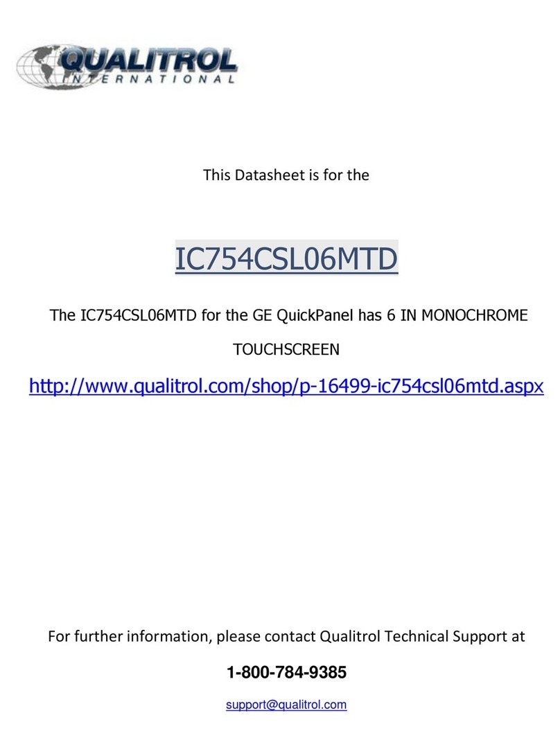 GE IC754CSL06MTD User manual