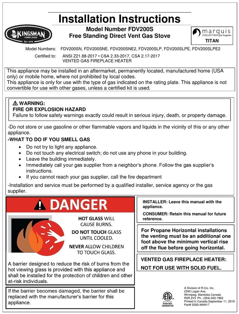 Kingsman FDV200S installation instructions Kingsman FDV200S installation instructions