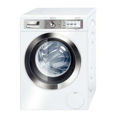 Bosch WAY28749IT Instruction manual and installation instructions