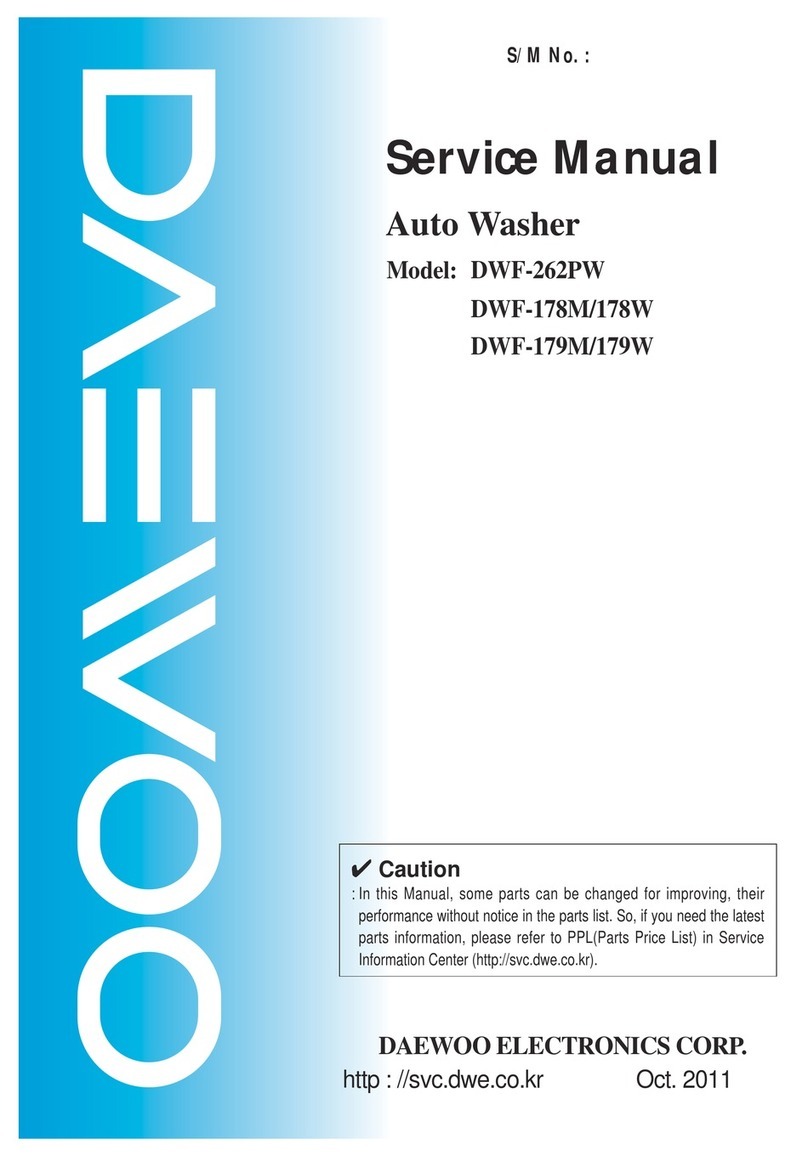 Daewoo DWF-262PW User manual