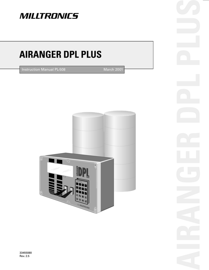 Milltronics AIRANGER DPL PLUS instruction manual Milltronics AIRANGER DPL PLUS instruction manual